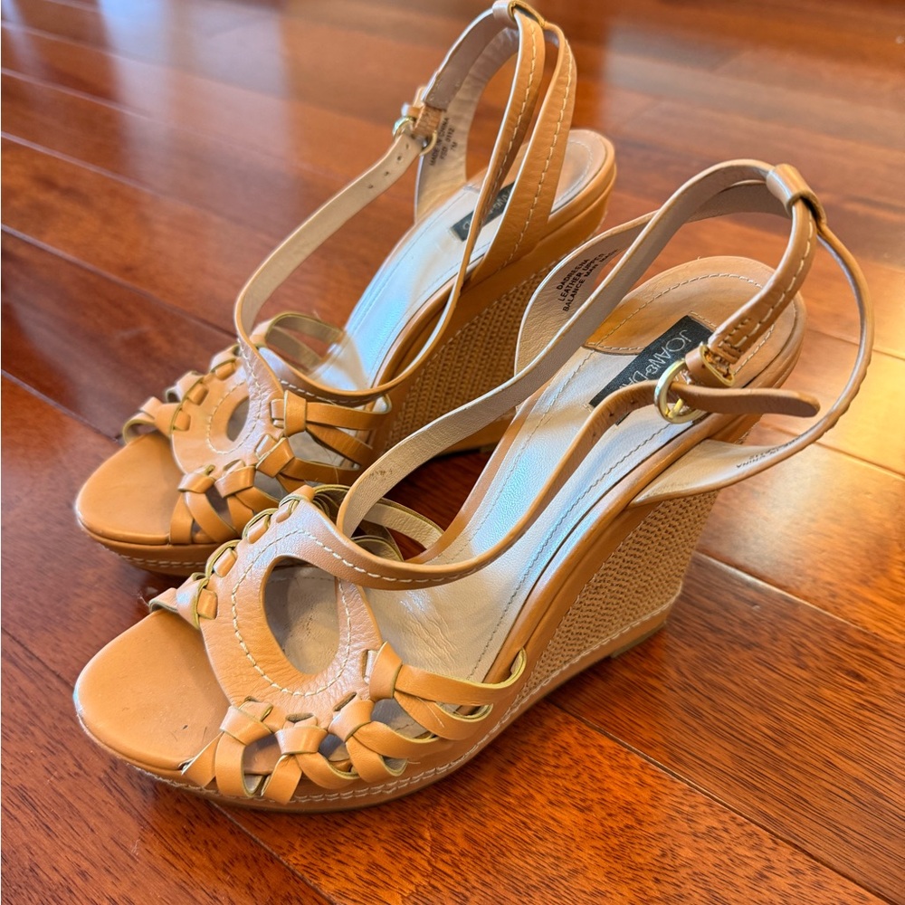 Tan Wedge Sandals